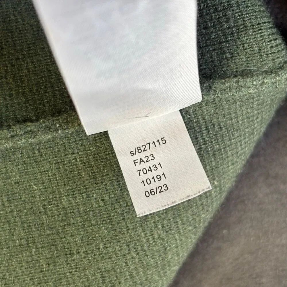 Ann Taylor faux leather mixed media sweater dress green size 6 - Picture 8 of 9
